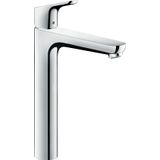 hansgrohe Musluk Focus (musluk yüksekliği 230 mm ve çekme çubuklu gider garnitürü) krom