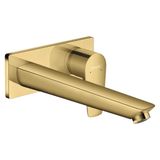 hansgrohe Musluk Talis E sıva altı (musluk uzunluğu 225 mm duvar montajı için armatür) cilalı altın optik