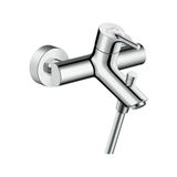 Hansgrohe Talis Aplike Gri Tek Kollu Banyo Bataryası