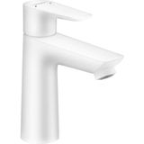 Hansgrohe Talis E Musluk (Yüksek Ağızlı 110 mm Su Tasarruflu Musluk, Çekme Çubuğu Çıkışı), Mat Beyaz - Renkli