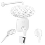 Hansgrohe Talis E Satin Beyaz Ankastre Duş Seti