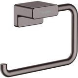 Hansgrohe Tuvalet Kağıdı Tutucusu Addstoris, Kapaksız Tuvalet Kağıdı Tutacağı, Fırçalanmış Siyah Kro