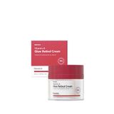 Hanskin Vitamin A Glow Retinol Cream Yaşlanma Karşıtı Ton Eşitleyici Aydınlatıcı Cilt Serumu 50 Ml - Beyaz