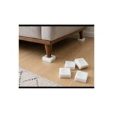 HANUR POLİETİLEN 5x5 cm Beyaz Mobilya Altı Yükseltici Takoz 2 cm – Beyaz Eşya Altlığı, Çamaşır Makinesi, Buzdolabı, Dolap ve Koltuk Ayağı Destek Takozu