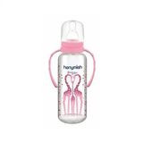 Hanymish 0-6 Ay 240 ml Kulplu Pembe Biberon