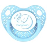 Hanymish 119 Tiny Damaklı Silikon Emzik No: 2 - Mavi