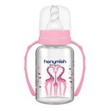Hanymish 125 cc Pembe Kulplu Cam Biberon