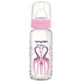 Hanymish 403 Pembe 125 ml Kulplu Cam Biberon