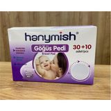 Hanymish Göğüs Pedi 30+10 Adet Yumuşak Doku ile Nefes Alabilir Konfor Sunan Pedler - Standart