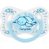 Hanymish HanymishCute Silikon Damaklı Emzik No:1 Mavi - 0 - 3 Yaş - Renkli