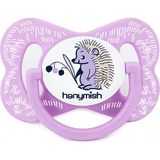 Hanymish HanymishHappy Silikon Damaklı Emzik No:3 Mor - Renkli - 0 - 3 Yaş