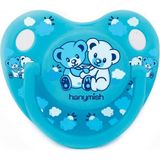 Hanymish HanymishRainbow Silikon Damaklı Emzik No: 3 Mavi - Renkli - 0 - 3 Yaş