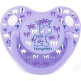 Hanymish HanymishRainbow Silikon Damaklı Emzik No: 3 Mor - 0 - 3 Yaş - Renkli