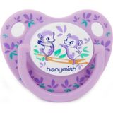 Hanymish HanymishTiny Silikon Damaklı Emzik No: 1 Mor - Renkli - 0 - 3 Yaş