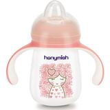 Hanymish Kulplu Alıştırma Bardağı 260 ml +6 Ay Yumuşak Silikon Uç ve Akıtmaz Tasarım