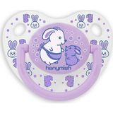 Hanymish Mini Silikon Damaklı Emzik - 0 - 6 Ay - Mor