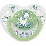 Hanymish Mini Silikon Damaklı Emzik - 6 - 18 Ay - Açık Yeşil