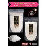 Hanzade Bitkisel 1 kg Tane Limon Tuzu + 1 kg Toz Limon Tuzu