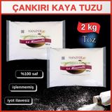 Hanzade Bitkisel 84 Mineralli Doğal Çankırı Kristal Toz Kaya Tuzu 2 kg