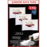Hanzade Bitkisel 84 Mineralli Doğal Çankırı Kristal Toz Kaya Tuzu 3 Kg