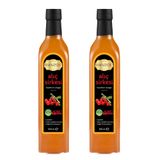 Hanzade Bitkisel Alıç Sirkesi 500 ML x 2 Adet Doğal Fermantasyon İçilebilir Katkısız Cam Şişe