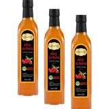 Hanzade Bitkisel Alıç Sirkesi 500 ml x 3 Adet Doğal Fermantasyon Içilebilir Katkısız - 1,5 lt