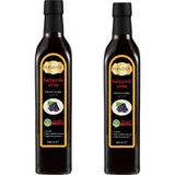 Hanzade Bitkisel Balzamik Sirke Doğal Fermantasyon İçilebilir Katkısız Cam Şişe 2 x 500 ml - 1 lt