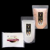 Hanzade Bitkisel Çankırı Kaya Tuzu + Himalaya Tuzu + Deniz Tuzu (Toz Öğütülmüş, 1 Kg x 3’lü Set) Doğal Tuz Seti