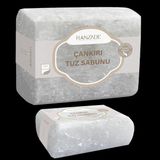 Hanzade Bitkisel Çankırı Tuz Sabunu 300-350 gr Zengin Mineralli Doğal Saf Çankırı Kaya Tuzu S - Çok Renkli