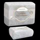 Hanzade Bitkisel Çankırı Tuz Sabunu 300-350 Gr Zengin Mineralli Doğal Saf Çankırı Kaya Tuzu Sabunu