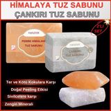 Hanzade Bitkisel Çankırı Tuz Sabunu - Himalaya Tuz Sabunu 2'li Set 350 gr - 700 gr