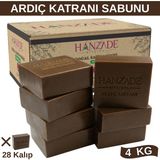 Hanzade Bitkisel Doğal El Yapımı Hatay Ardıç Katranı Sabunu Katranlı Sabun 4 Kg