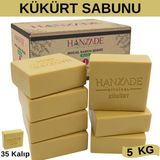 Hanzade Bitkisel Doğal El Yapımı Hatay Kükürtlü Sabun Kükürt Sabunu 5 Kg