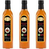 Hanzade Bitkisel Dört Hırsız Sirkesi 500 ML x 3 Adet Doğal Fermantasyon İçilebilir Katkısız Cam Şişe