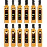 Hanzade Bitkisel Enginar Sirkesi 500 ML x 12 Adet Doğal Fermantasyon İçilebilir Katkısız Cam Şişe