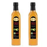 Hanzade Bitkisel Enginar Sirkesi 500 ML x 2 Adet Doğal Fermantasyon İçilebilir Katkısız Cam Şişe