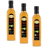 Hanzade Bitkisel Enginar Sirkesi 500 ML x 3 Adet Doğal Fermantasyon İçilebilir Katkısız Cam Şişe