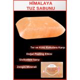 Hanzade Bitkisel Himalaya Tuz Sabunu 300-350 gr Zengin Mineralli Doğal Saf Pembe Himalaya Kaya Tuzu Sabunu