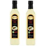 Hanzade Bitkisel Hindistan Cevizi Sirkesi 500 ML x 2 Adet Doğal Fermantasyon İçilebilir Katkısız Cam Şişe