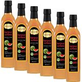 Hanzade Bitkisel Karpuz Sirkesi 500 ML x 6 Adet Doğal Fermantasyon İçilebilir Katkısız Cam Şişe