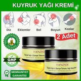 Hanzade Bitkisel Kuyruk Yağlı & Bamya Tohumu Yağlı Masaj Kremi 2 x 100 ML