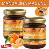 Hanzade Bitkisel Mandalina Macunu 2'li Set | Zencefil, Zerdeçal, Havlıcan, Tarçın, Bal & Propolis Içeren Karışık Bitkisel Macun 210 ml - 2 Adet