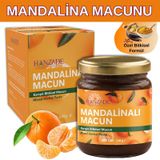 Hanzade Bitkisel Mandalina Macunu | Zencefil, Zerdeçal, Havlıcan, Tarçın, Bal & Propolis İçeren Karışık Bitkisel Macun 210 Ml