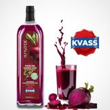 Hanzade Bitkisel Pancar Kvass Fermente Kırmızı Pancar Içeren Kür 1 Litre Cam Şişe - 1 lt