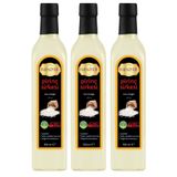 Hanzade Bitkisel Pirinç Sirkesi 500 ml X 3 Adet Doğal Fermante Saf Içilebilir Cam Şişe Rice Vinegar (PE-775230)