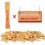 Hanzade Bitkisel Stick Kahverengi Esmer Şeker 1000 Sticks 3gr x 1000 Adet - 3 kg