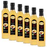 Hanzade Bitkisel Zencefilli Alıç Sirkesi 500 ML x 6 Adet Doğal Fermantasyon İçilebilir Katkısız Cam Şişe