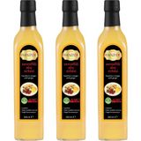 Hanzade Bitkisel Zencefilli Alıç Sirkesi Doğal Fermantasyon İçilebilir Katkısız Cam Şişe 3 x 500 ml - 1,5 lt