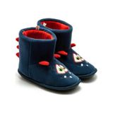 Hanzel Çocuk Hayvanlı Panduf Lacivert 30/35