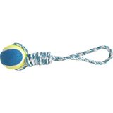 Haoer Tenis Toplu Diş Ipi Köpek Oyuncağı 35 cm - Mavi